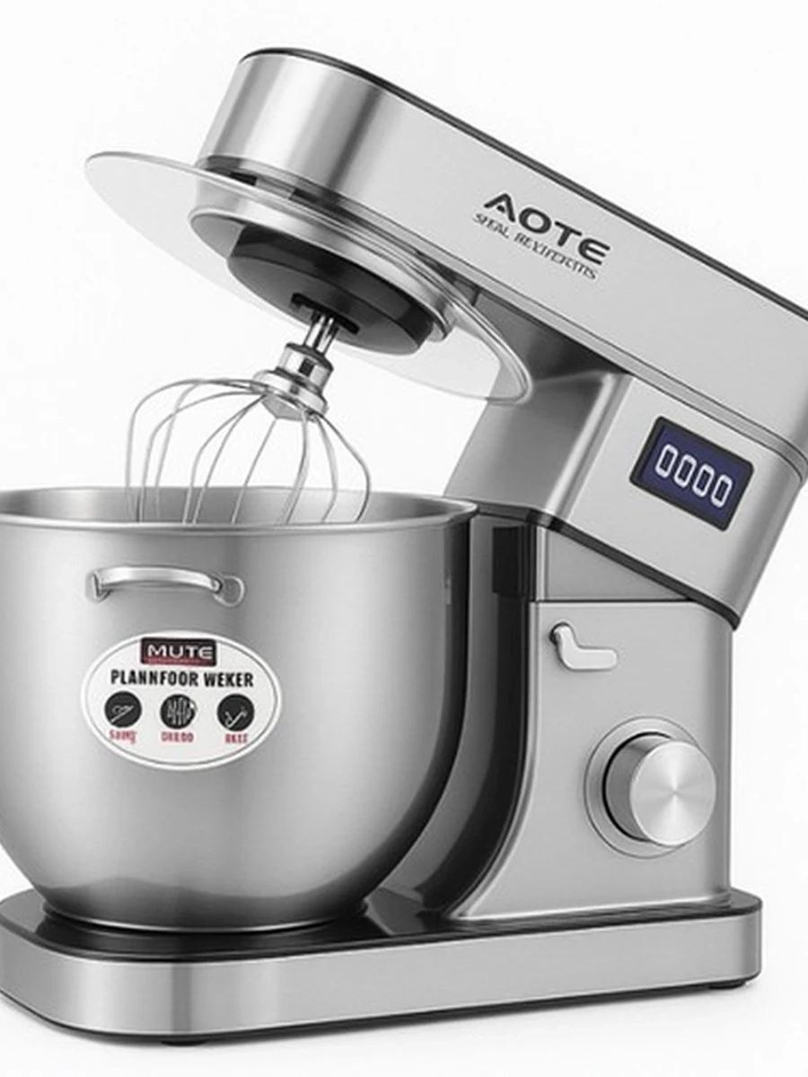 Планетарный миксер-тестомес AOTE 12л таймер,дисплей 2200 Вт AT-25002
