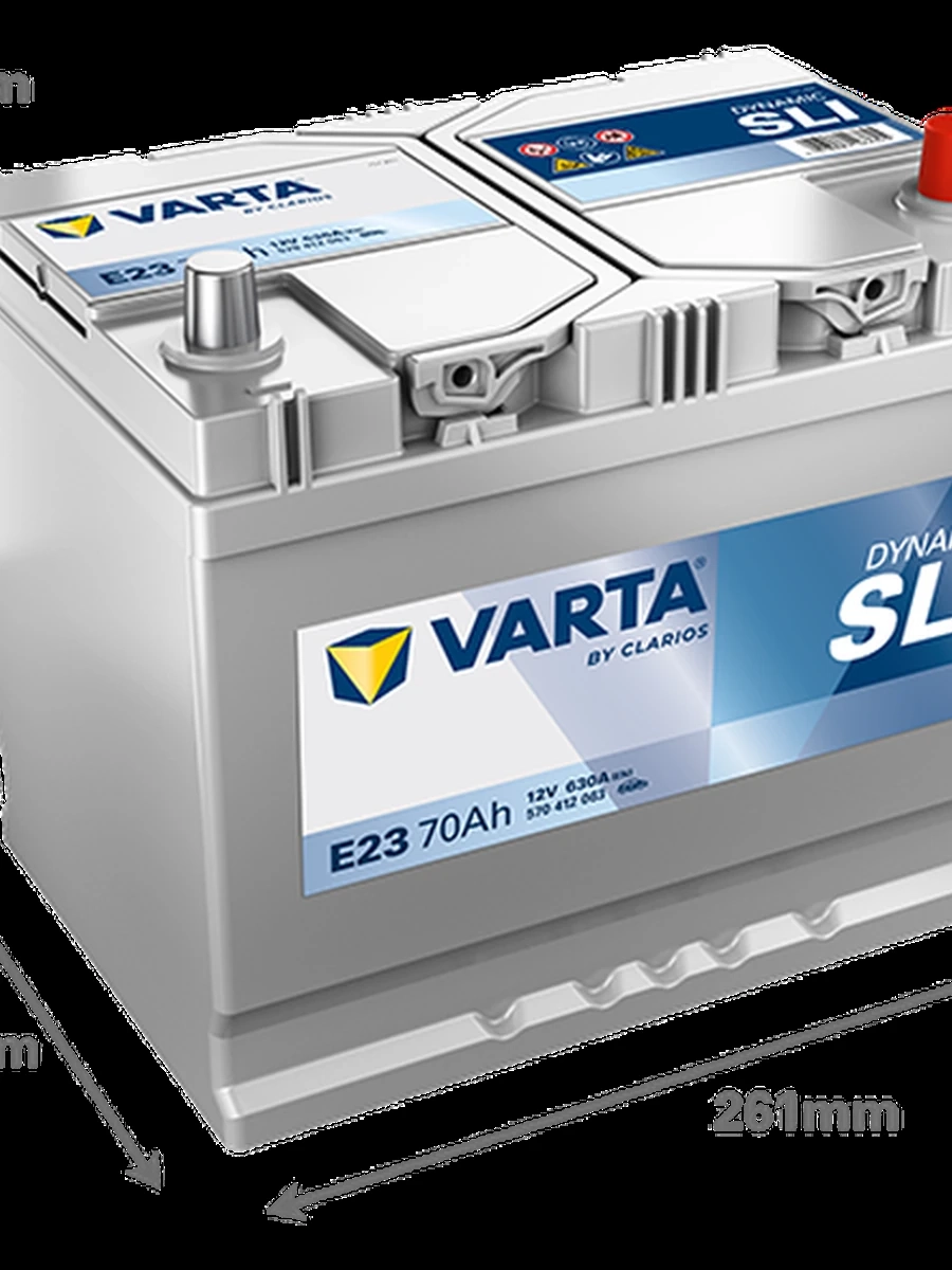 АКБ 70 Ah Varta Blue Dynamic (евро высокий) E23
