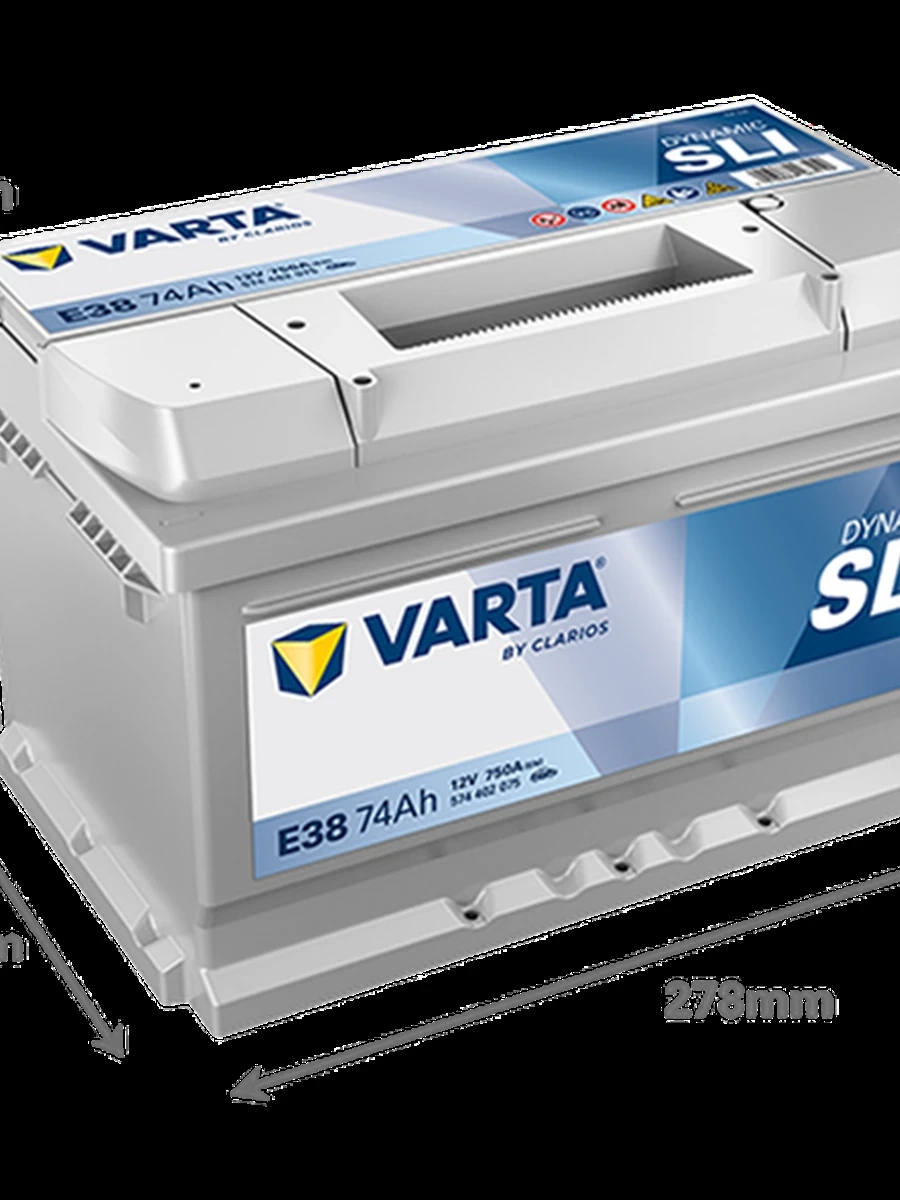 АКБ 74 Ah Varta Blue Dynamic (низкий) E11
