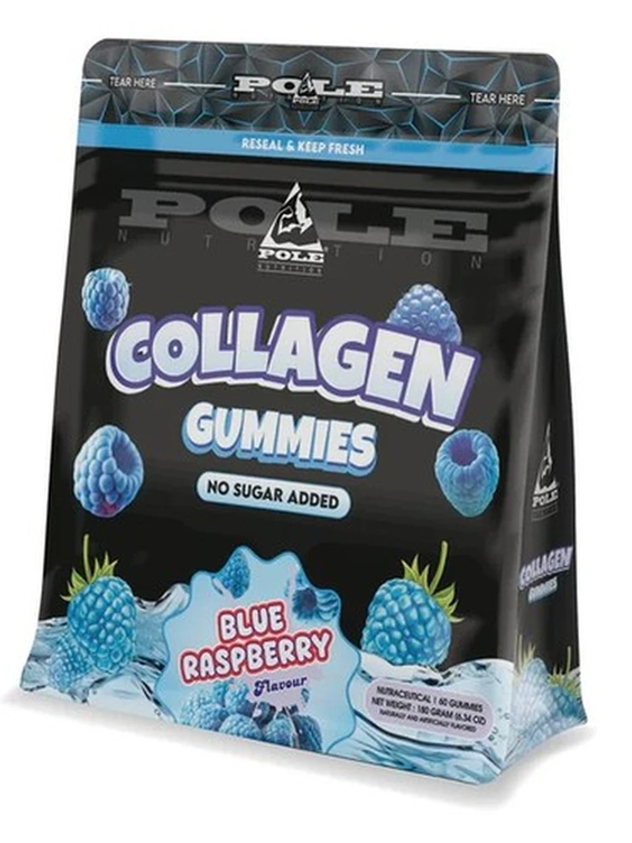 Коллаген в мармеладках Pole Nutrition 60шт.
