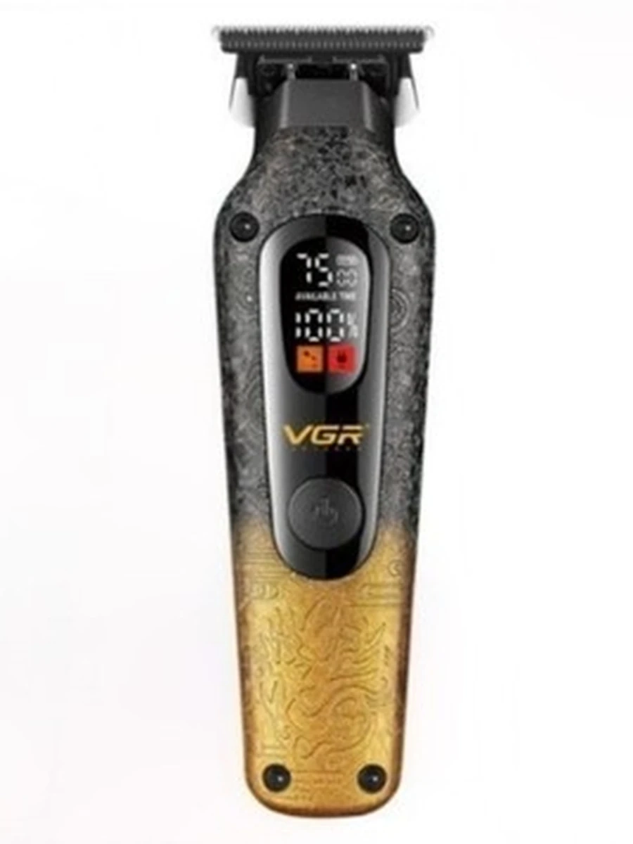 Профессиональный триммер VGR V-879T для стрижки волос и бороды аккумуляторный