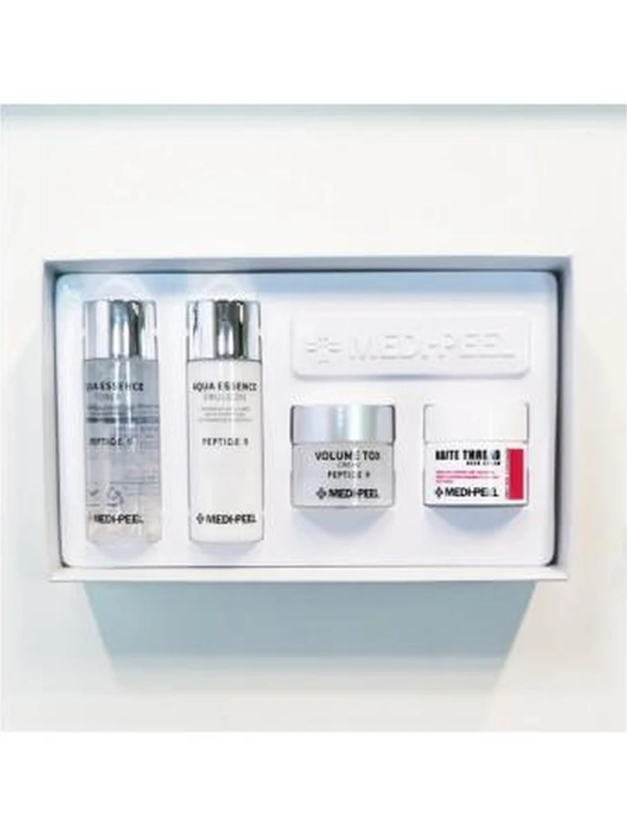 Набор Medi Peel Peptide Skincare Trial Kit (toner/30ml + emulsion/30ml + cr/10g + cr/10g)