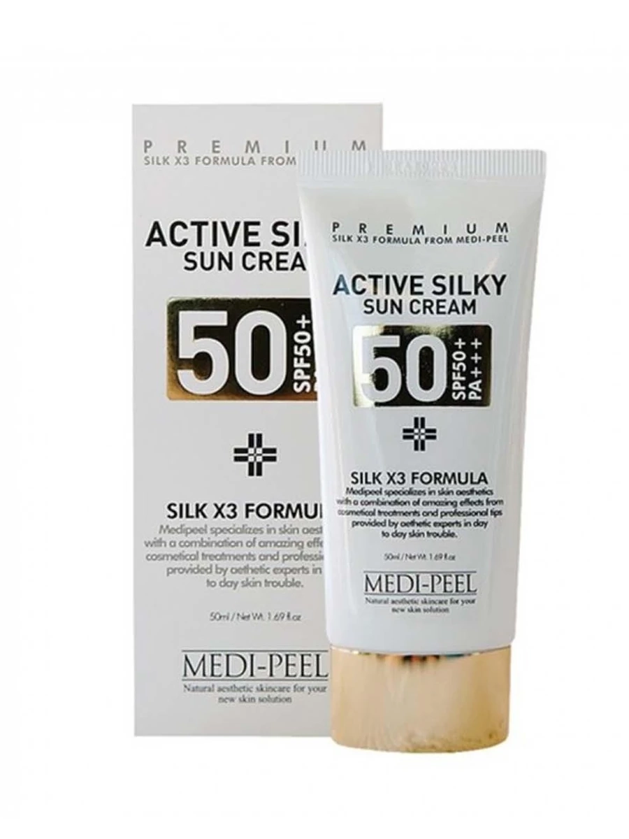 MEDI-PEEL – АКТИВНЫЙ ШЕЛКОВИСТЫЙ СОЛНЕЧНЫЙ КРЕМ SPF50+ PA+++