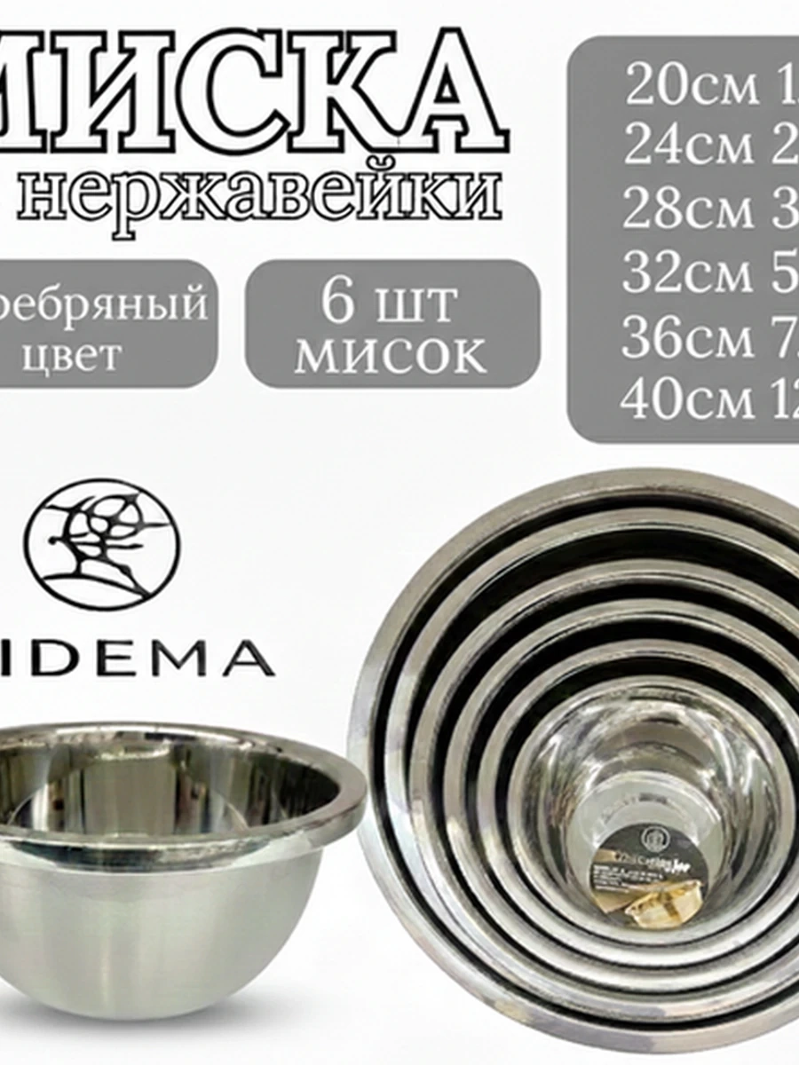 Набор мисок кухонных