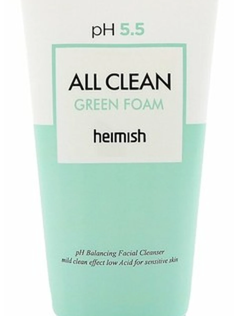 Слабокислотный гель для умывания Heimish green foam