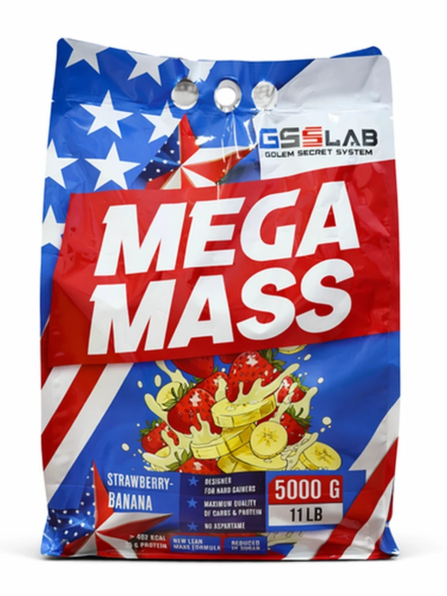 Гейнер Mega mass GSS LAB 5кг.
