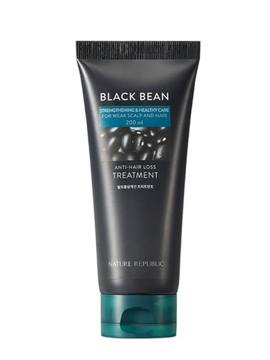Укрепляющая маска-уход Nature Republic Black Bean против выпадения волос