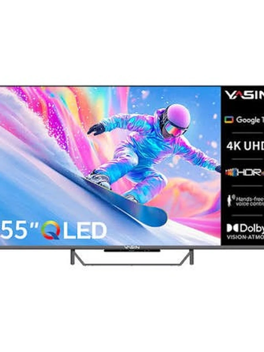 Телевизор Yasin55Q90 QLED 4K UltraHD Google TV