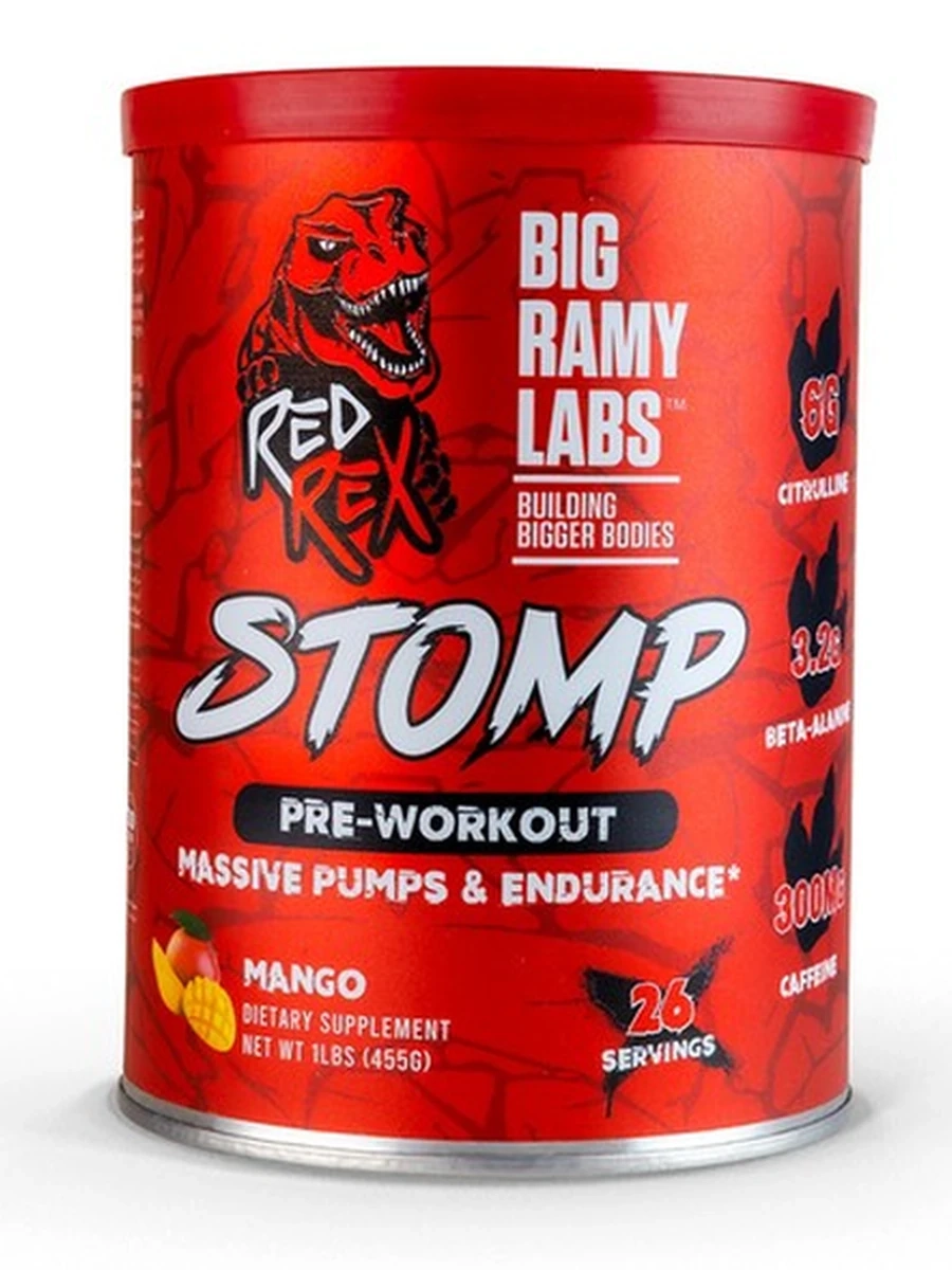 Креатин.  Stomp, Red Rex, 60порц, 300гр
