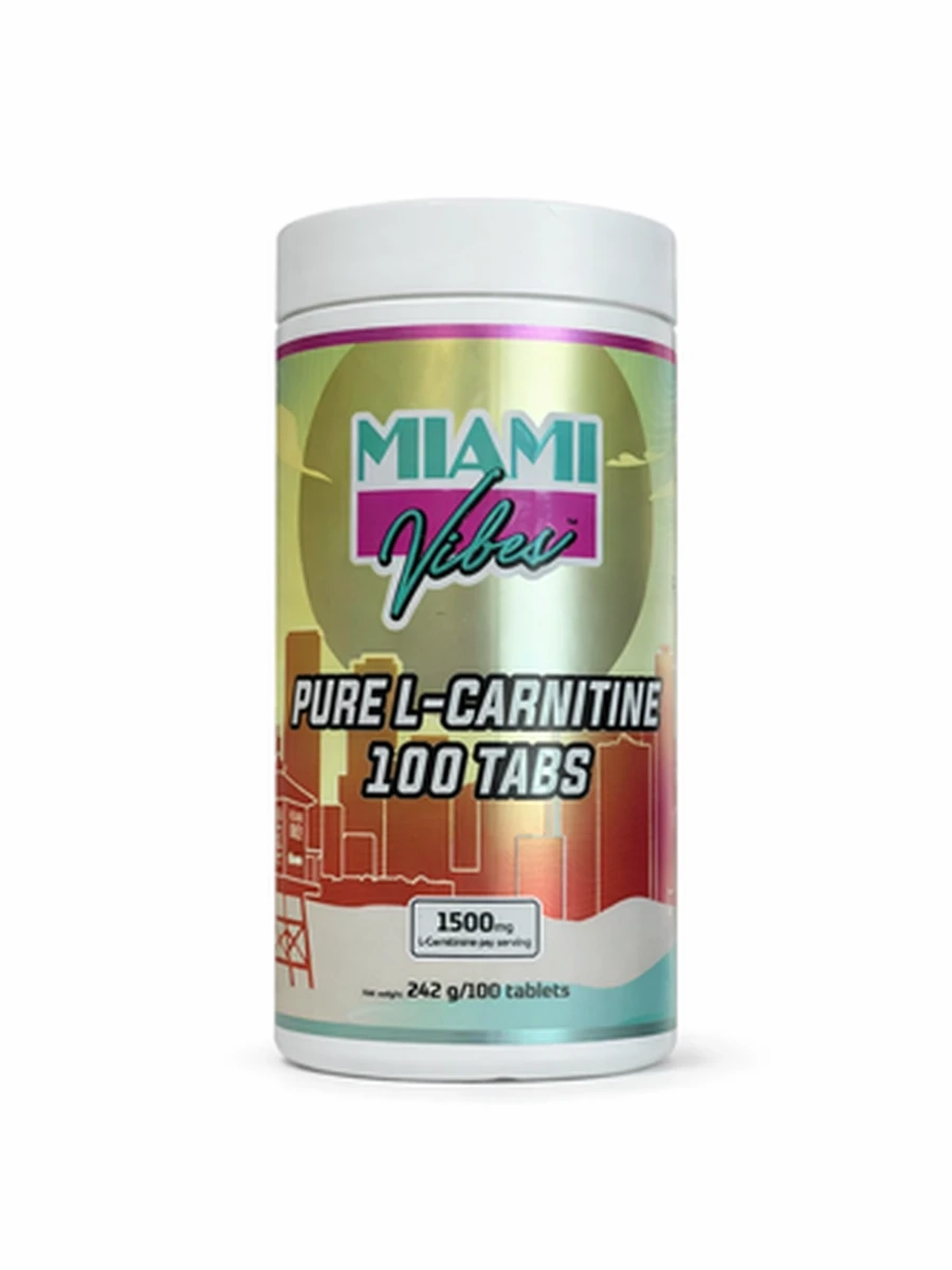 L-carnitine Miami Vibes 100 таблеток.