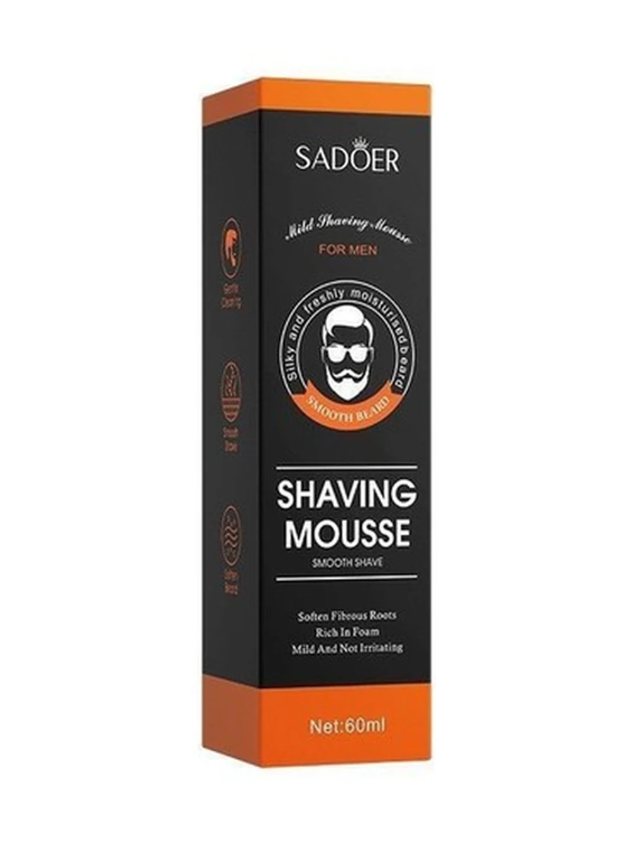SADOER Mild Shaving Mousse for Men Профессиональный уход для безупречного бритья