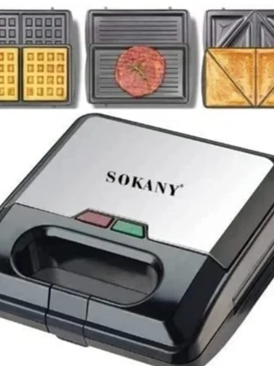 Мультипекарь Sokany KJ-303 3в1