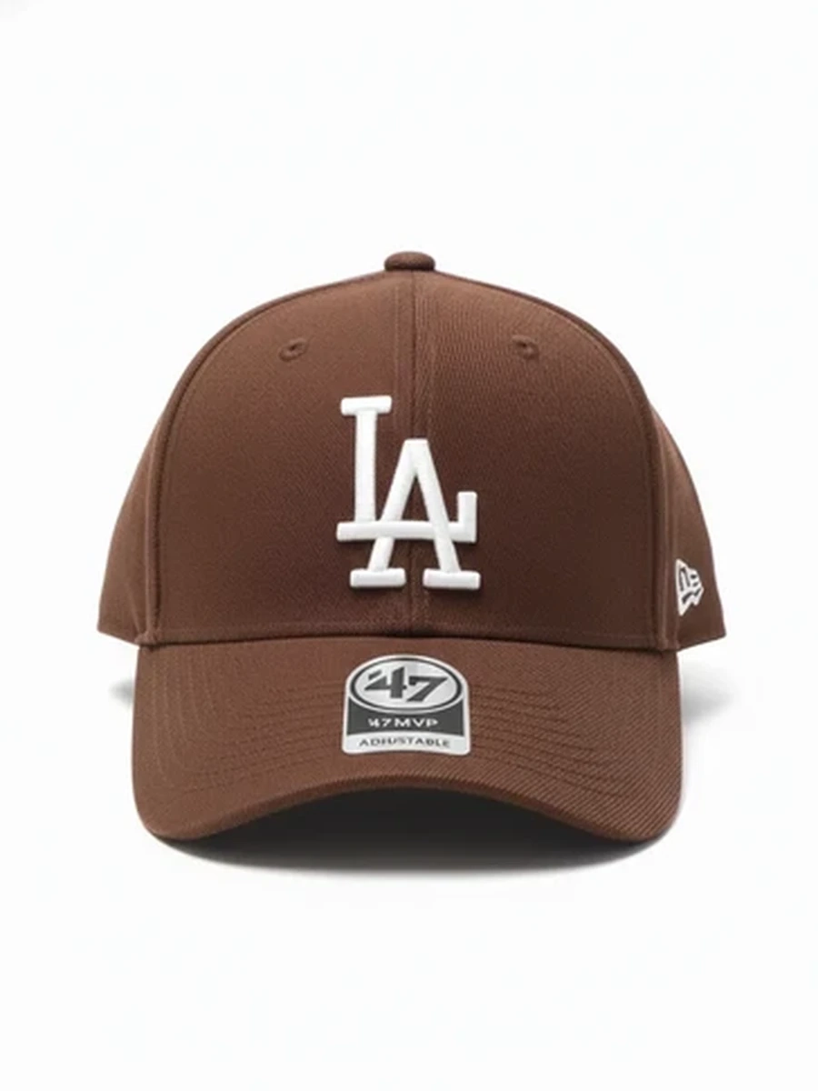 Бейсболка '47 Brand MVP LA Dodgers коричневая унисекс с регулировкой