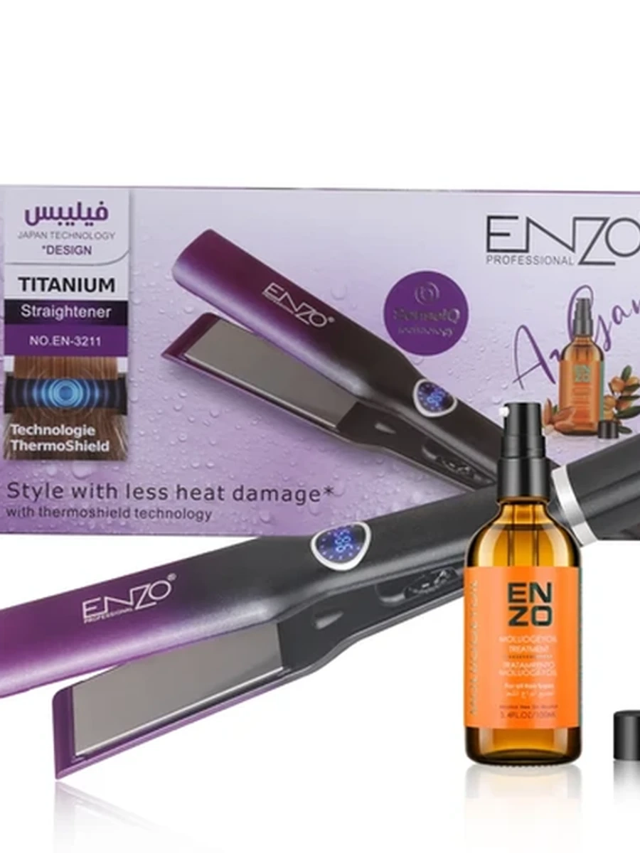 Выпрямитель для волос ENZO Professional Titanium Straightener