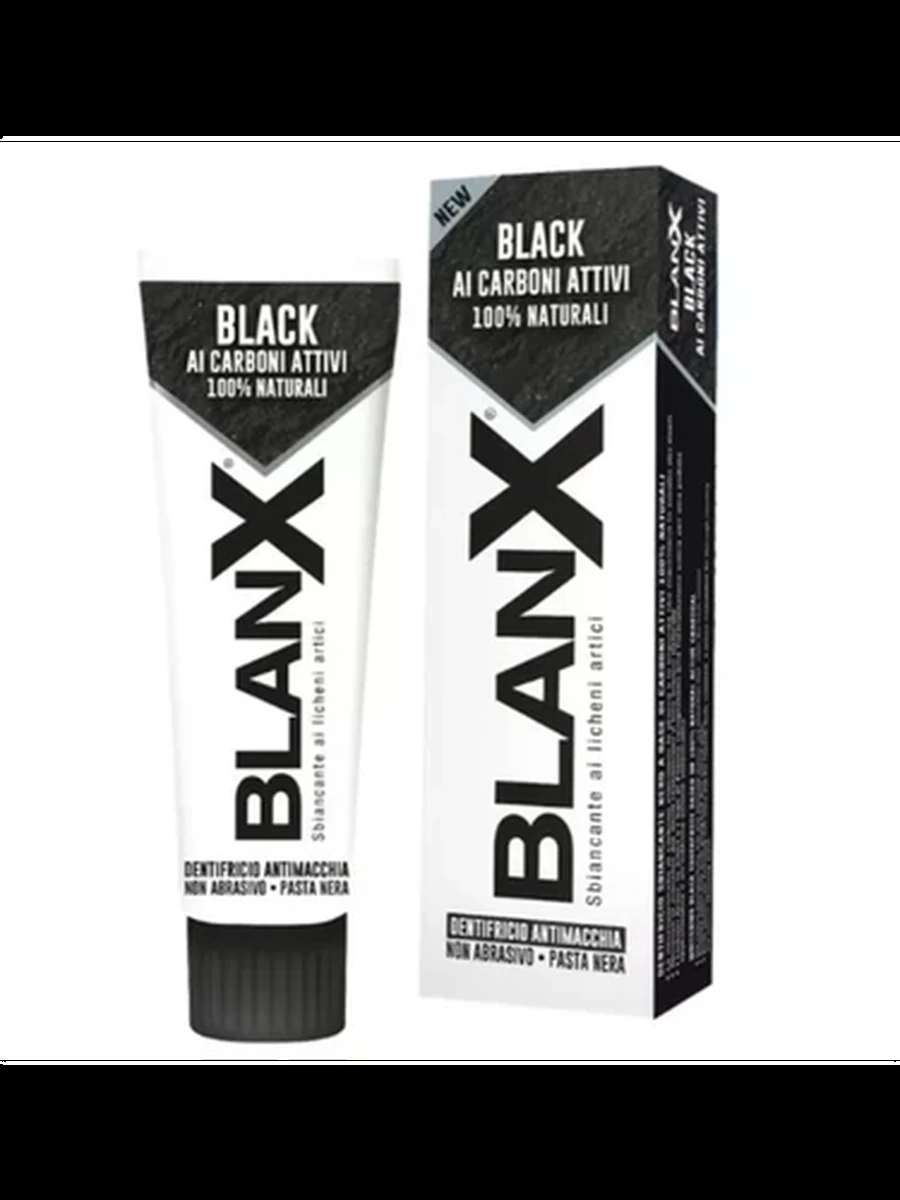 Biorepair BlanX Black Charcoal 75ml