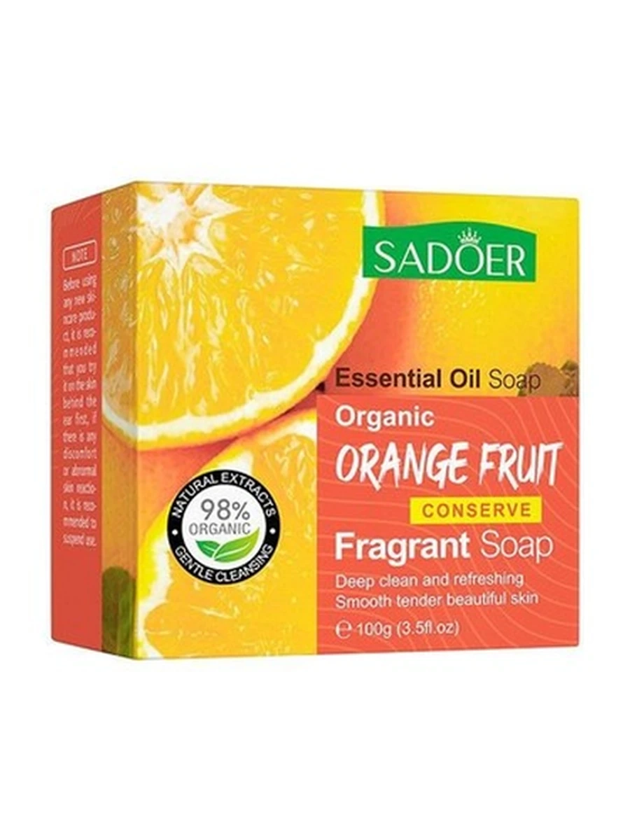 Мыло SADOER Organic Orange Fruit
