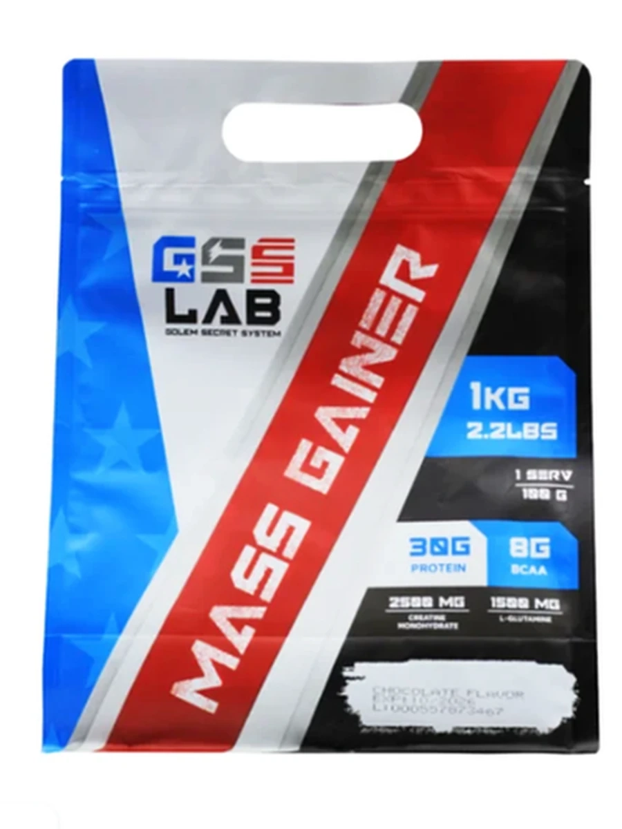 Гейнер GSSLab Mega Mass, 1кг