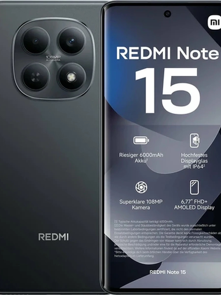 Смартфон Xiaomi Redmi Note 15 4G (6+128)