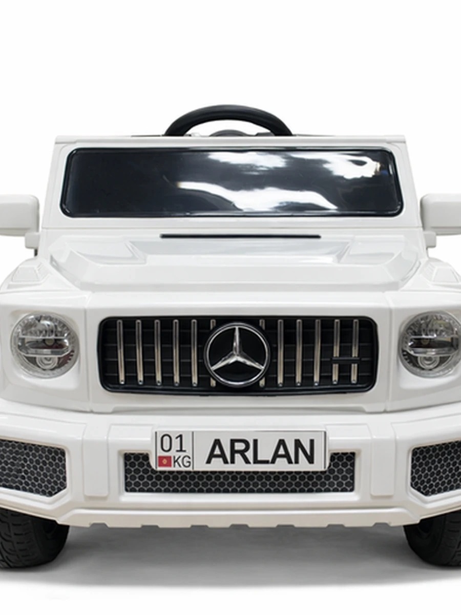 Детский электромобиль Mercedes-Benz G-Class белый – с пультом управления