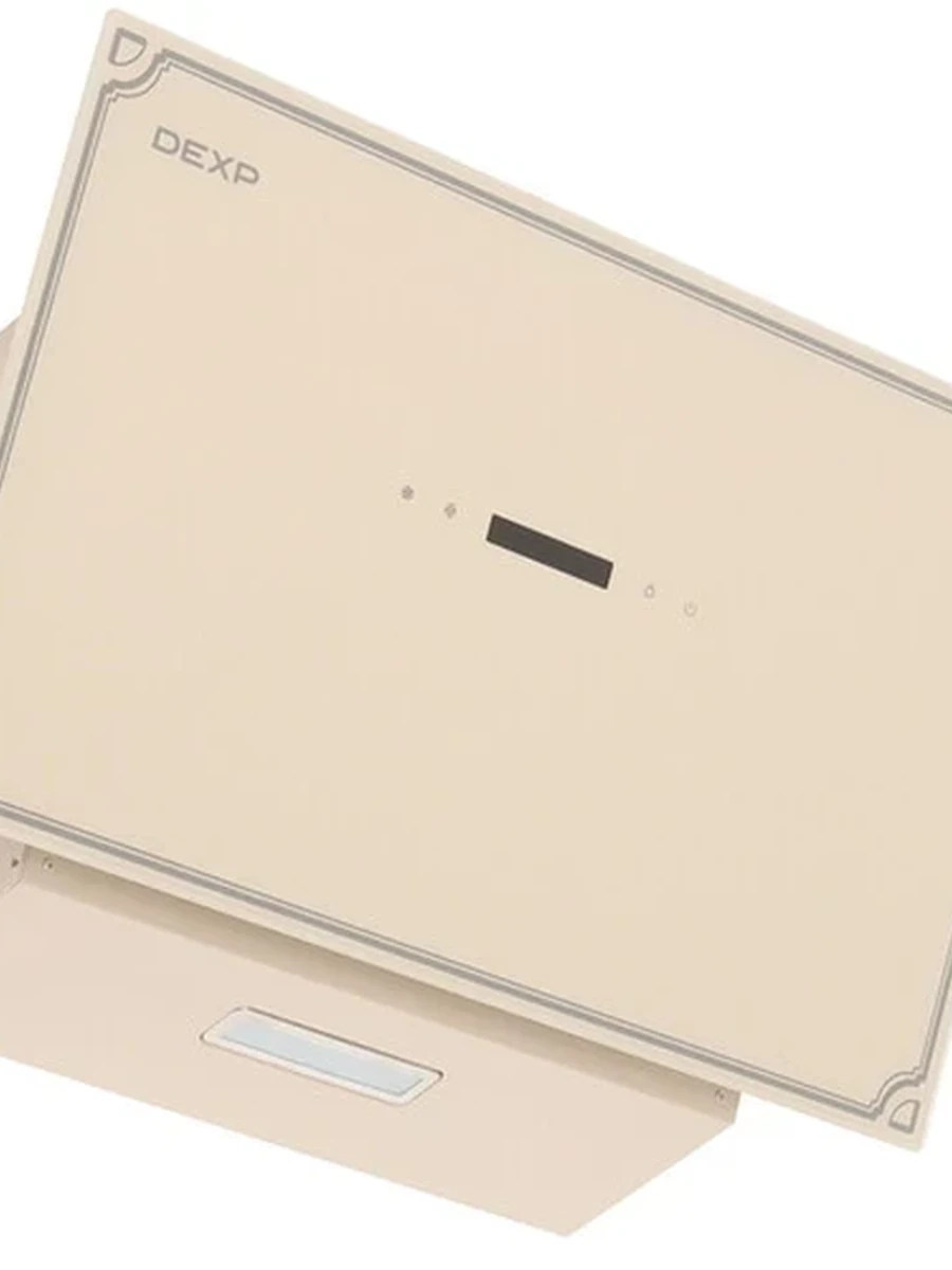 Вытяжка DEXP Rustic 01 [наклон, 60 см, 550 м³/ч, сенсор, стекло -1, беж]
