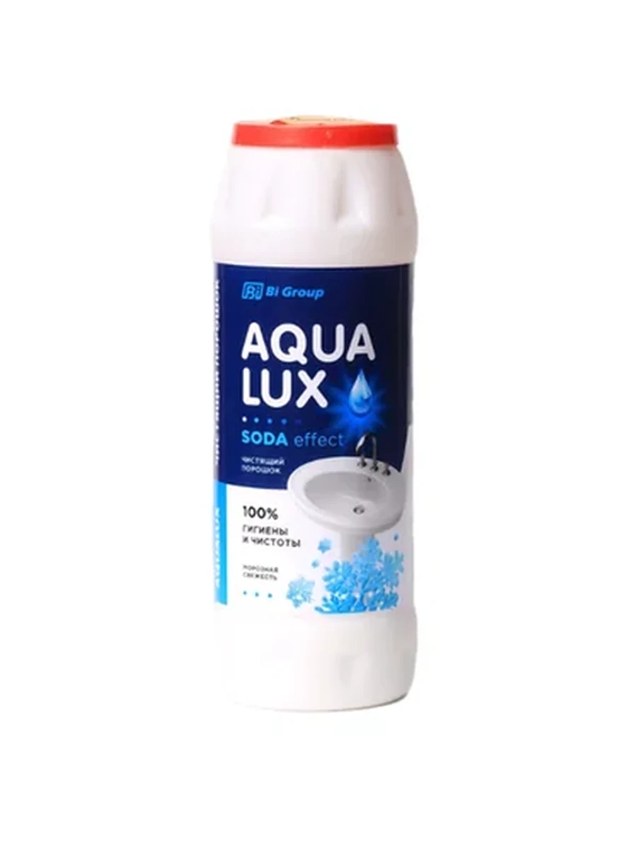 ПОРОШОК ЧИСТЯЩИЙ AQUA LUX ЗИМНЯЯ СВЕЖЕСТЬ 500ГР