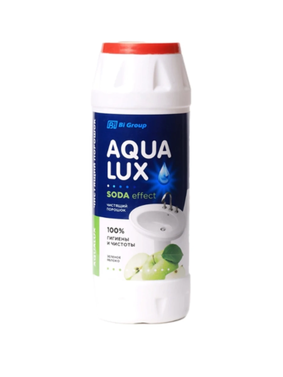 ПОРОШОК ЧИСТЯЩИЙ AQUA LUX ЯБЛОКО 500ГР