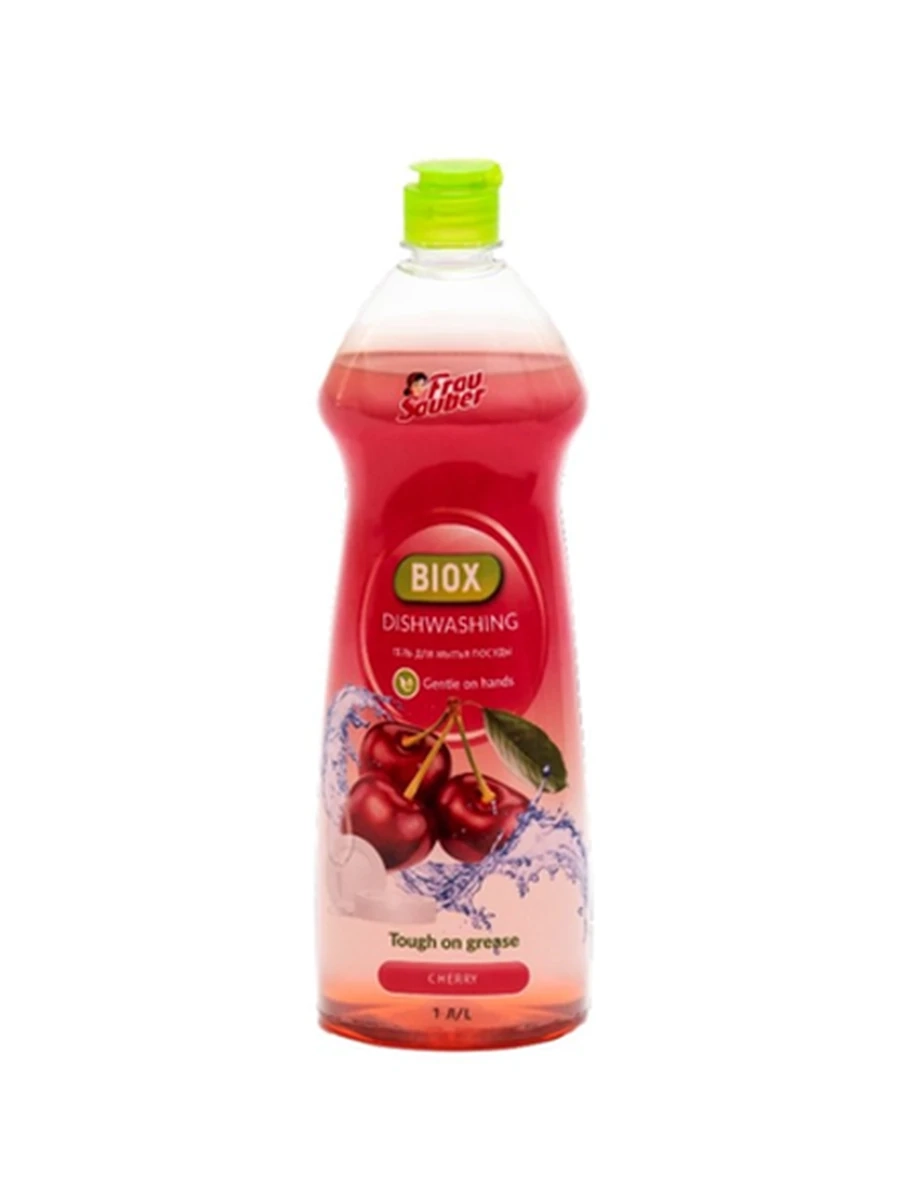 ГЕЛЬ Д/МЫТЬЯ ПОСУДЫ BIOX ВИШНЯ 1Л