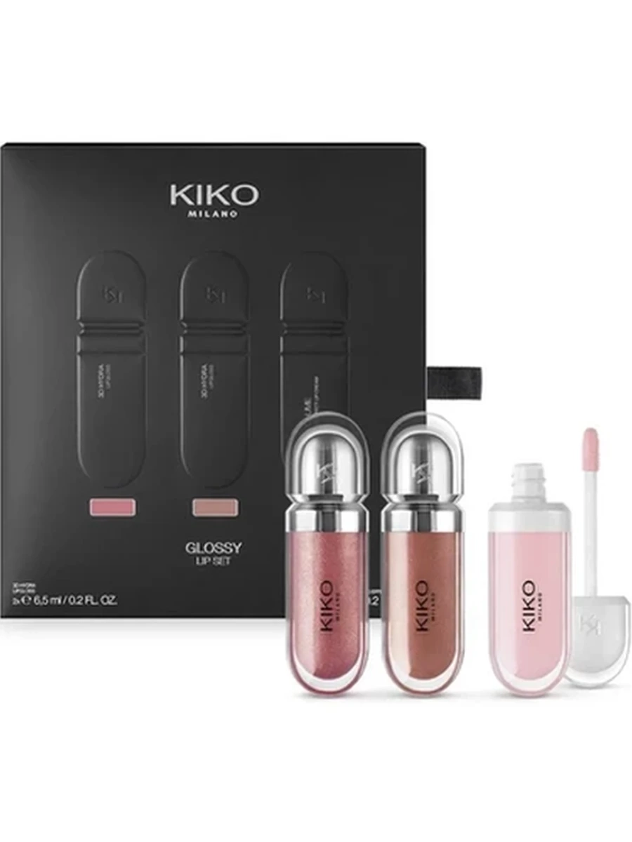 Набор блесков KIKO Milano Glossy Lip Set