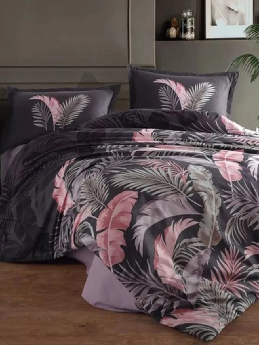 Двуспальное постельное белье Tropical Night от Glasy, Турция