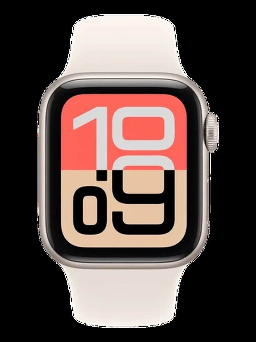 Apple Watch SE 3 GPS 40mm Starlight Aluminium Case with Starlight Sport Band - M/L
