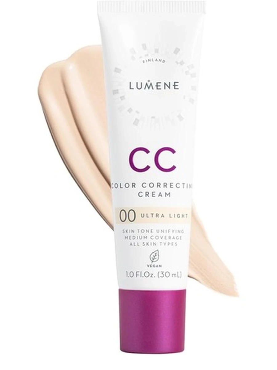 CC крем Lumene color correcting cream 00 ultra light spf20 30 ml