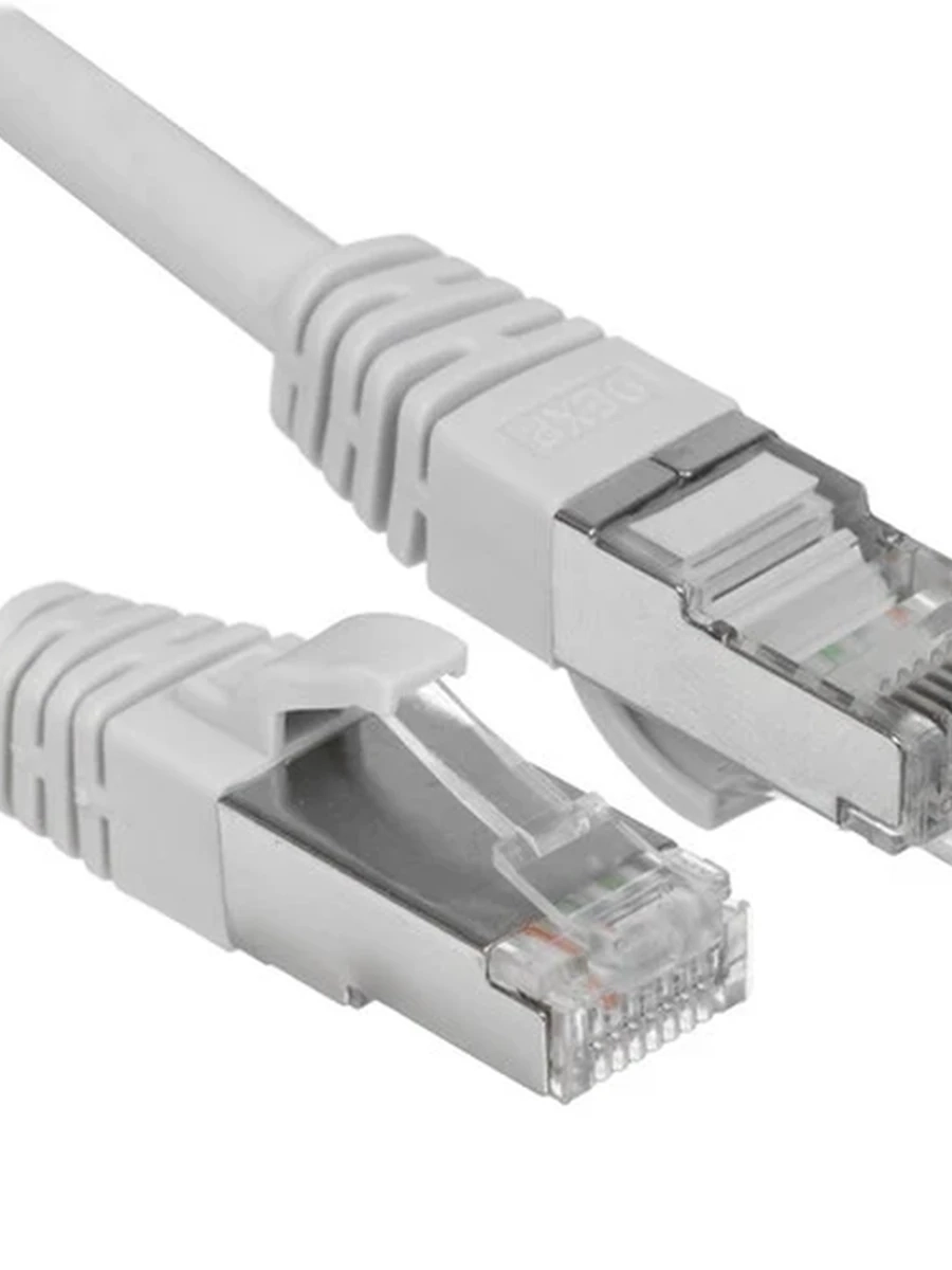 Патч-корд DEXP [F/UTP/CCA/кат. 6/многож./15 m/(Серый)] (HtsCPcFSt6150)