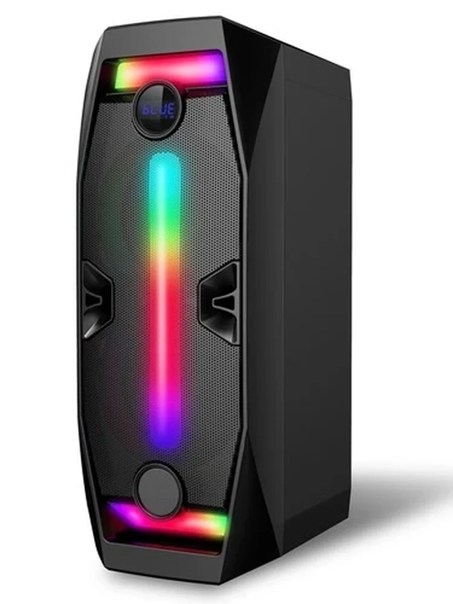 Портативная аудиосистема All-in-One DEXP Pulsar 2 [Bluetooth, USB, FM, 6.3 MIC Jack, AUX, Караоке, 180Вт, ПДУ] 312*260*635 мм