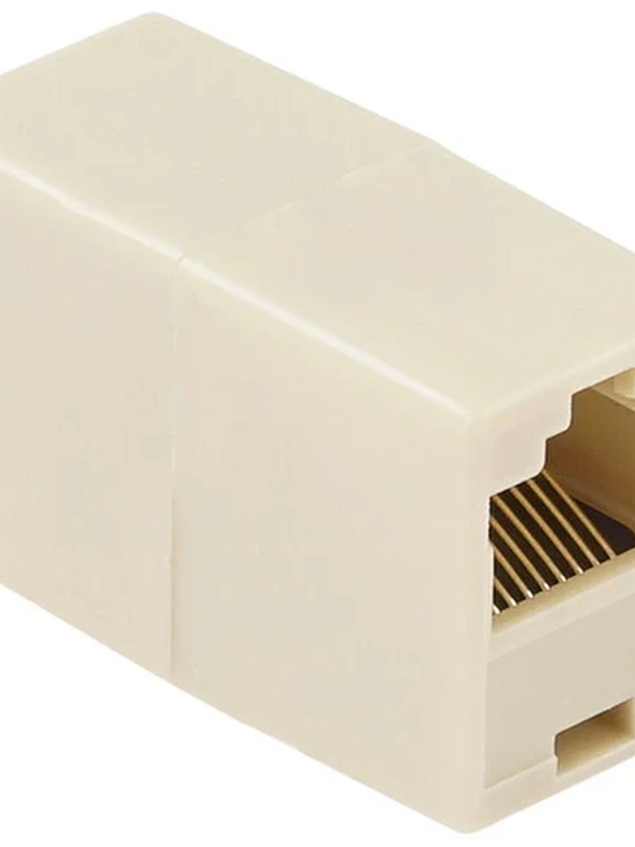 Проходной соединительный адаптер RJ45 Cablexpert RJ-45F/RJ-45F, TA350/1 (TA350/1)