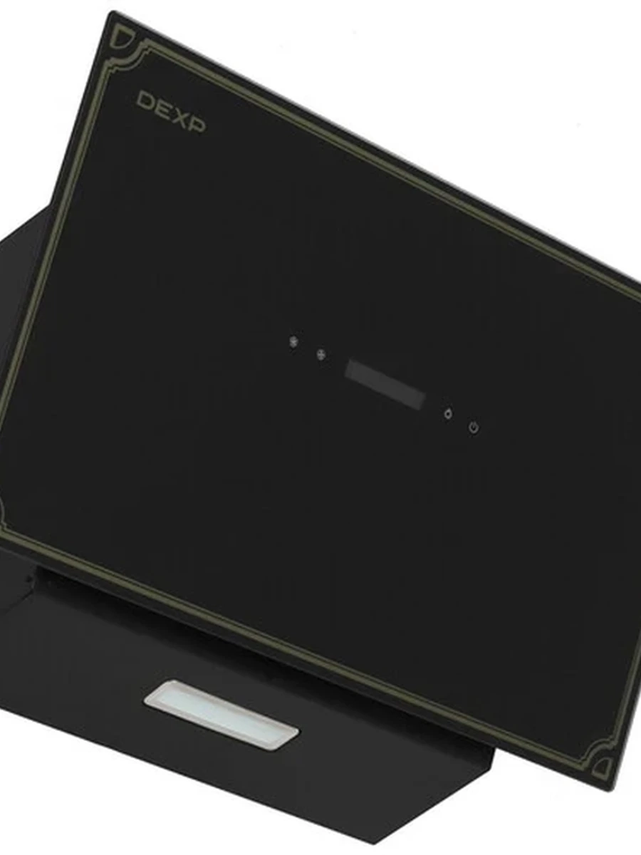 Вытяжка DEXP Rustic 01 [наклон, 60 см, 550 м³/ч, сенсор, стекло -1, черн]