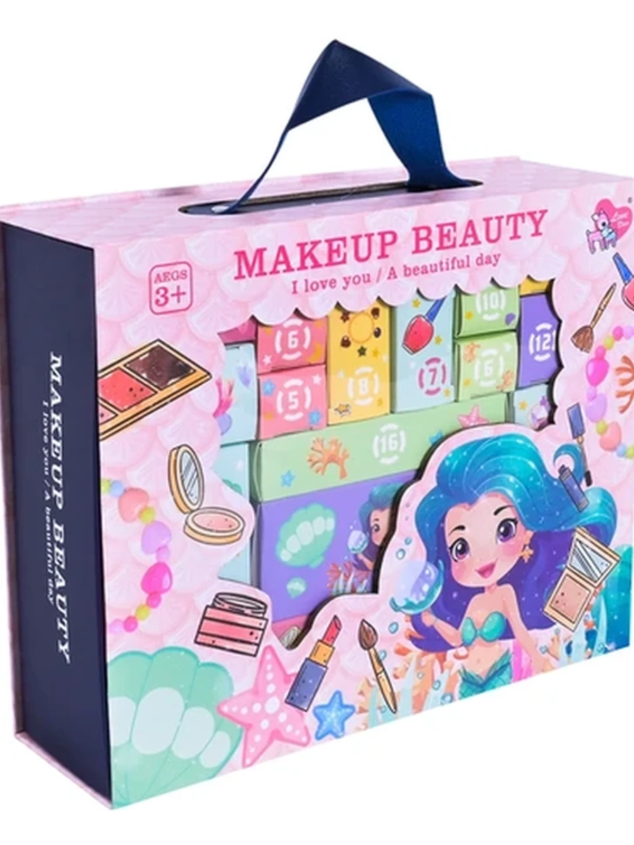 Адвент-календарь для девочек с украшениями MAKEUP BEAUTY