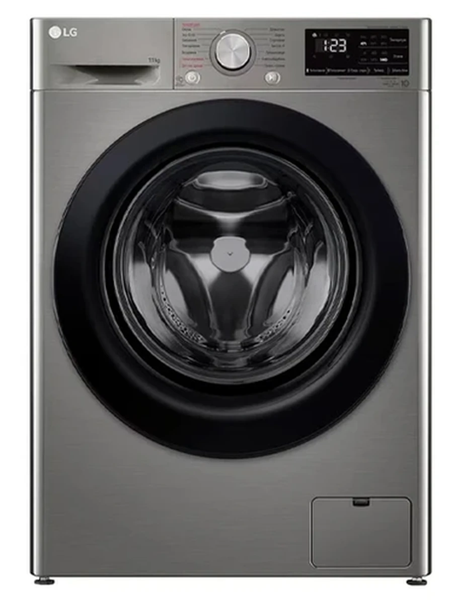 Стиральная машина LG F4V3ES6S вместимость барабана 11кг