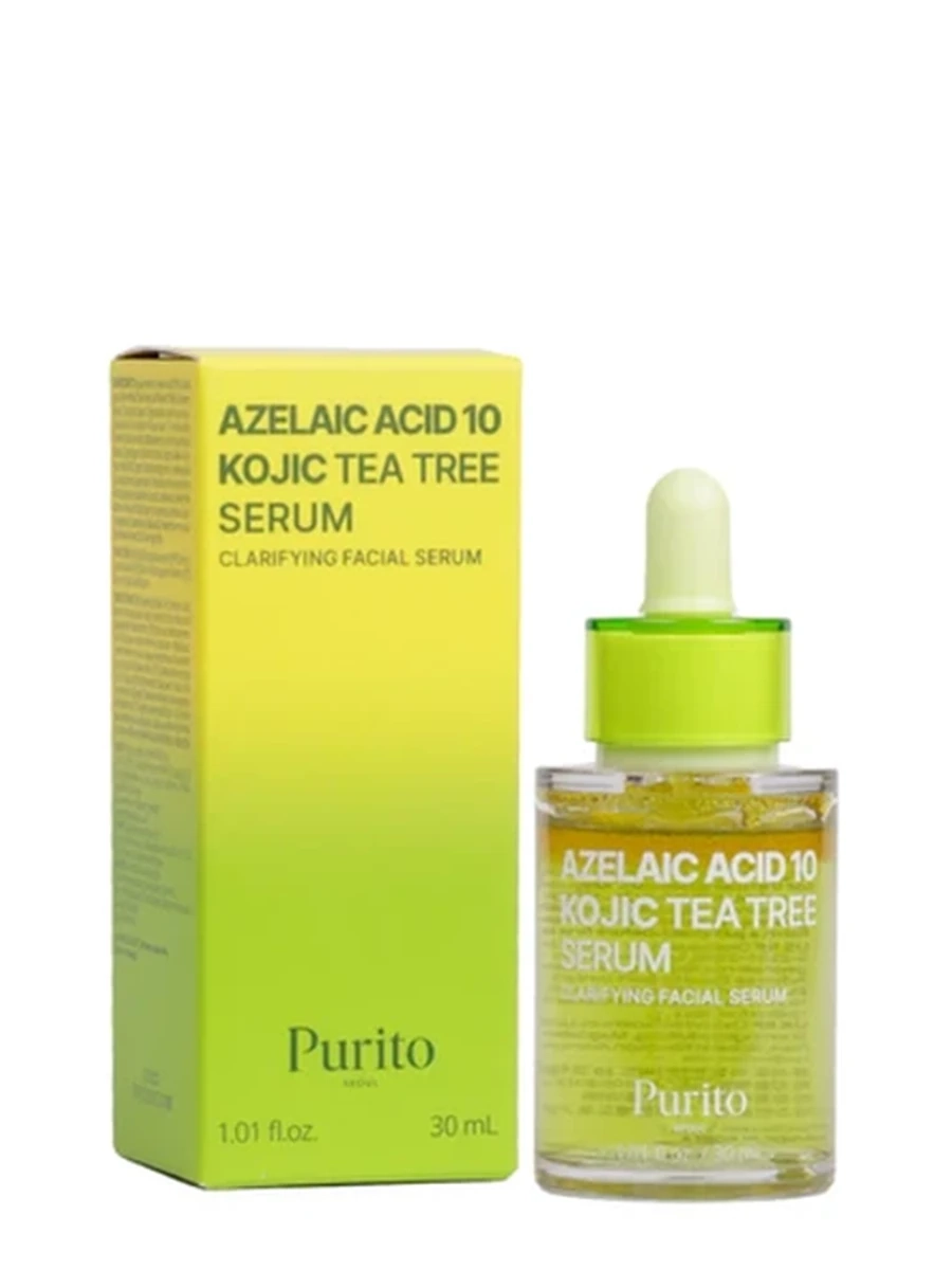 Успокаивающая капсульная сыворотка с азелаиновой кислотой Purito Azelaic Acid 10 Kojic Tea Tree Serum