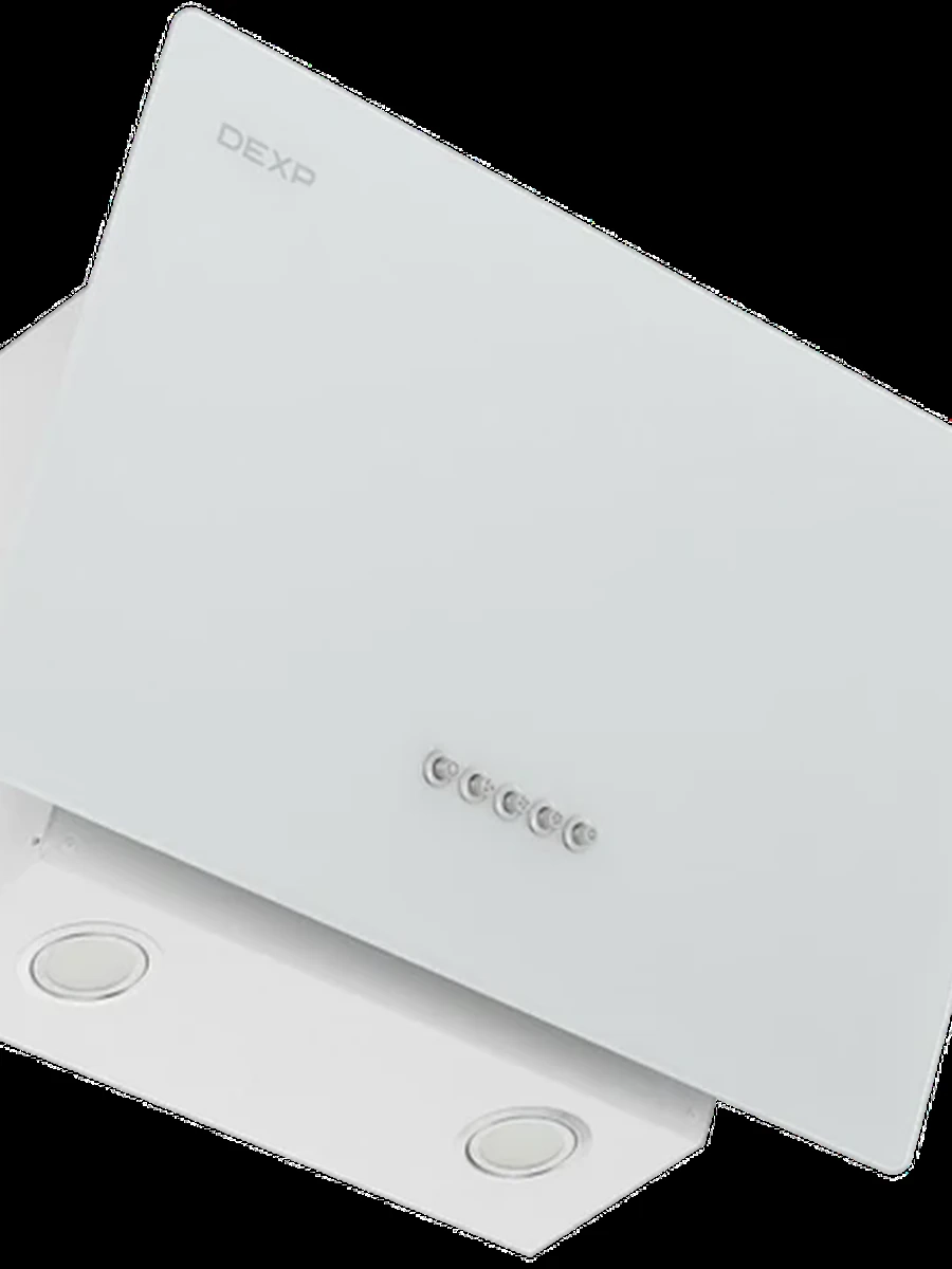 Вытяжка DEXP SC60W-650 [наклон, 60 см, 650 м³/ч, кнопки, стекло-1, бел]