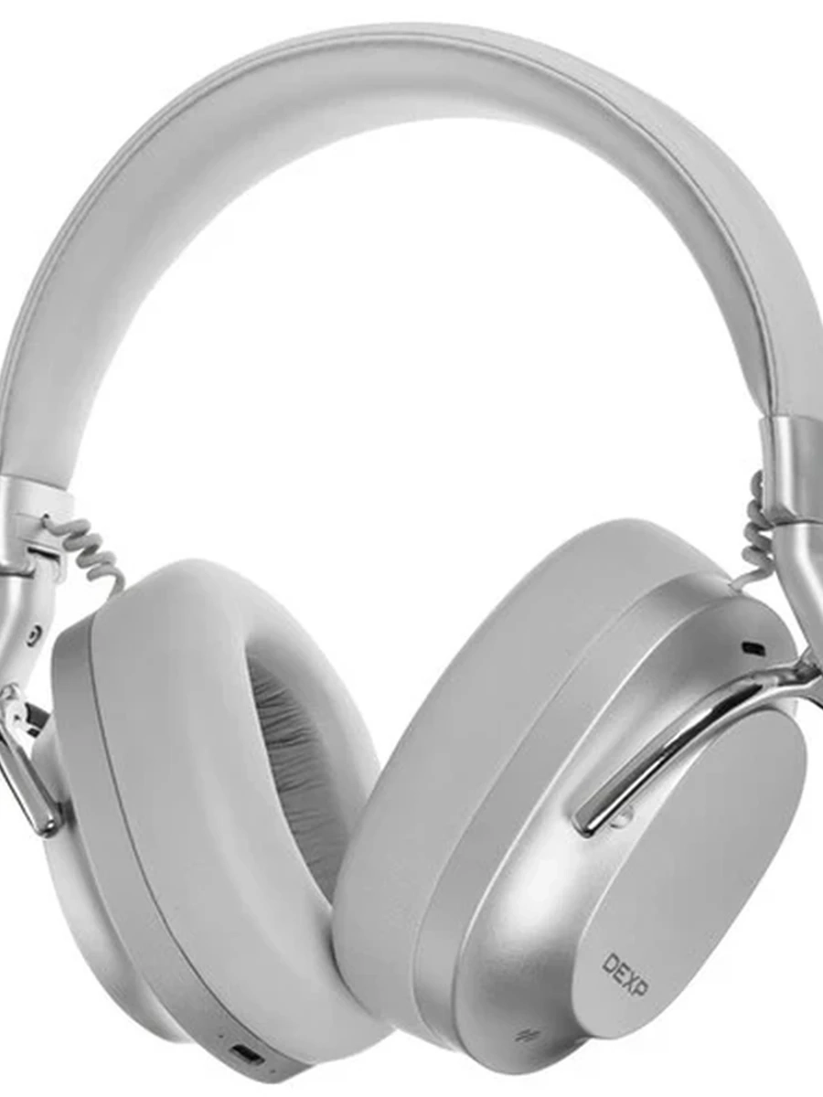 Наушники беспроводные DEXP BT-046 [охватывающие, закрытые, 20-20000 Гц, микр.,рег.гром., Bluetooth, каб. 1м, разъем 3.5мм, серый]