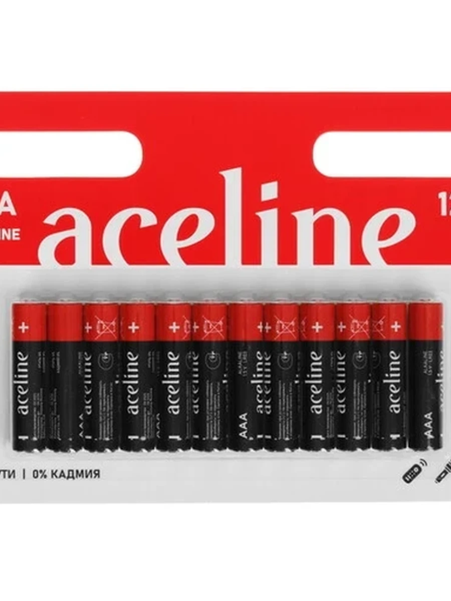 Батарейка Aceline [AAA, щелочная, 12 шт.]