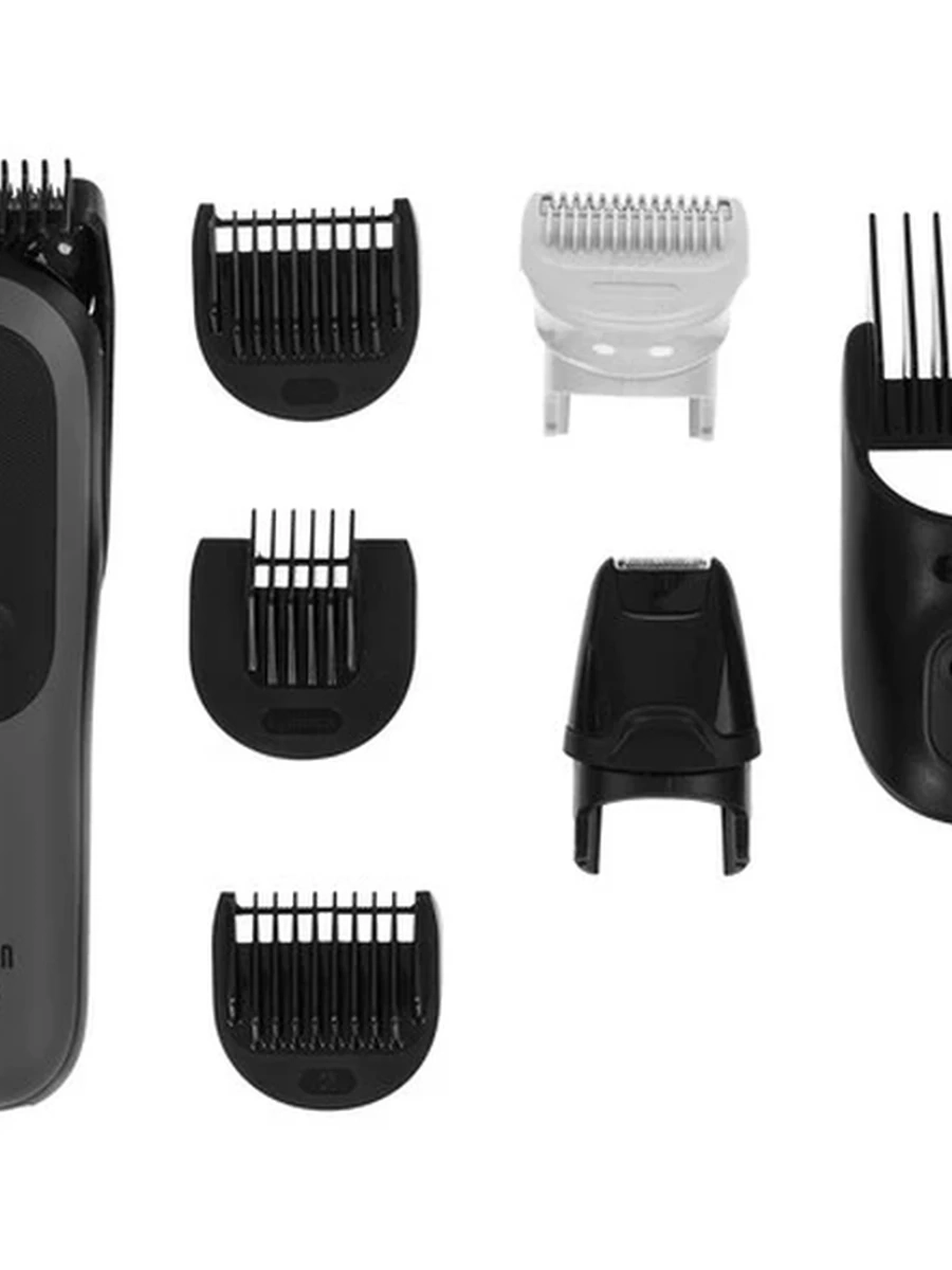 Триммер Braun AIO5560 серый [длина стрижки до 21 мм, установок длины - 14, питание - от аккумулятора]
