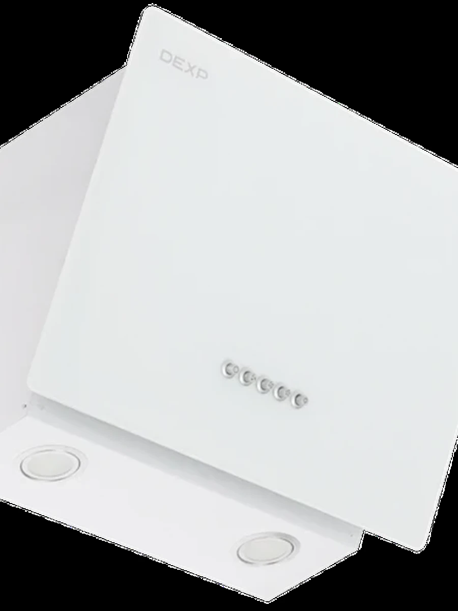 Вытяжка DEXP SC50W-650 [наклон, 50 см, 650 м³/ч, кнопки, стекло-1, бел]
