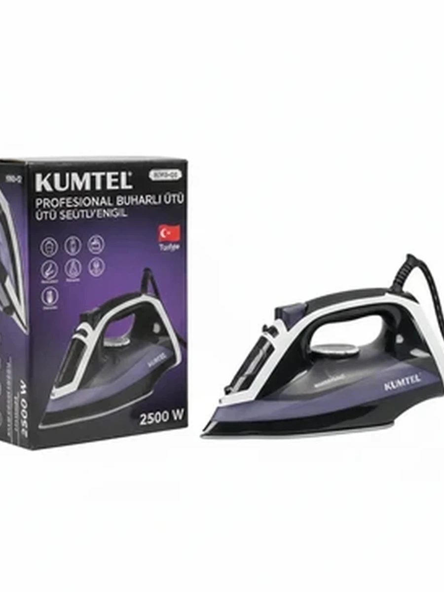 Паровой утюг Kumtel HMU-02 2500 Вт с керамической подошвой