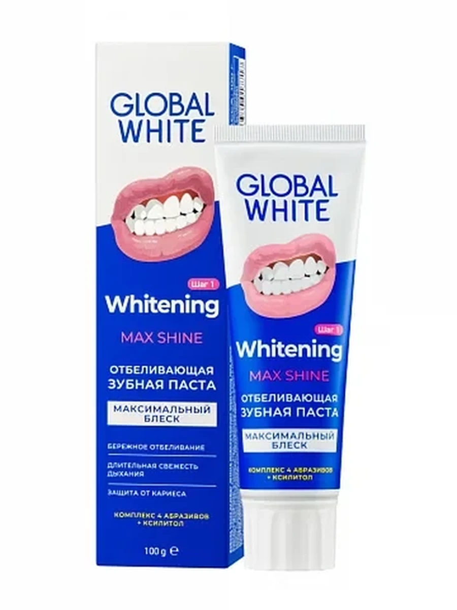 Зубная паста Global White Max shine, 100 г