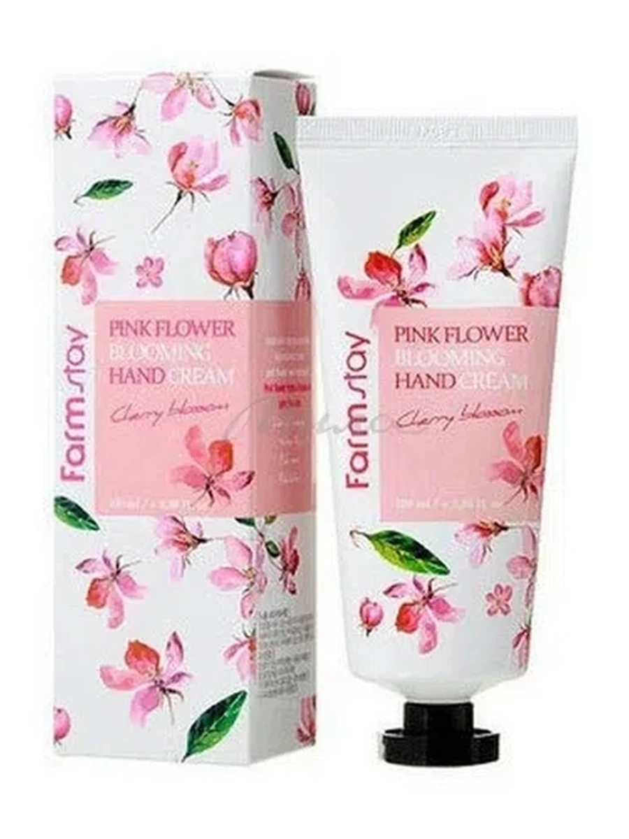 Крем для рук FARMSTAY Pink Flower Blooming Hand Cherry blossom, 100 мл
