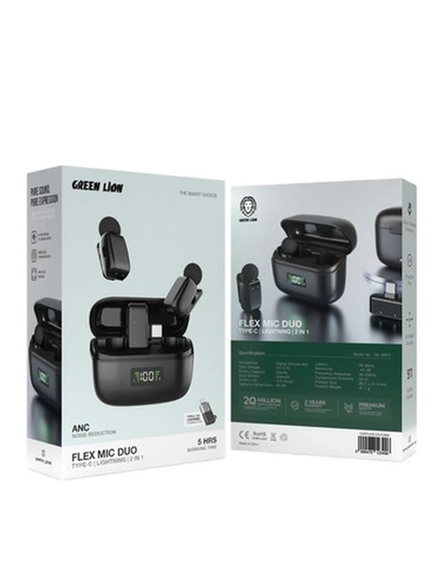 Петличный микрофон FLEX MIC DUO