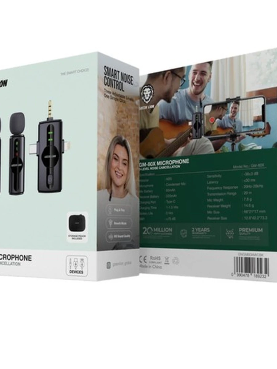 Петличный микрофон GM-80X Microphone