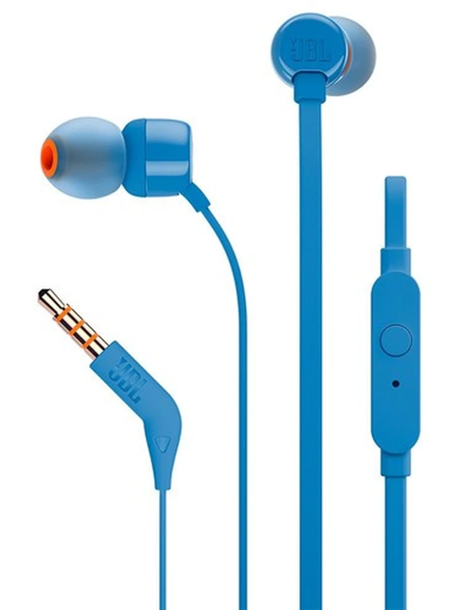 JBL EARPHONE T110 BLUE