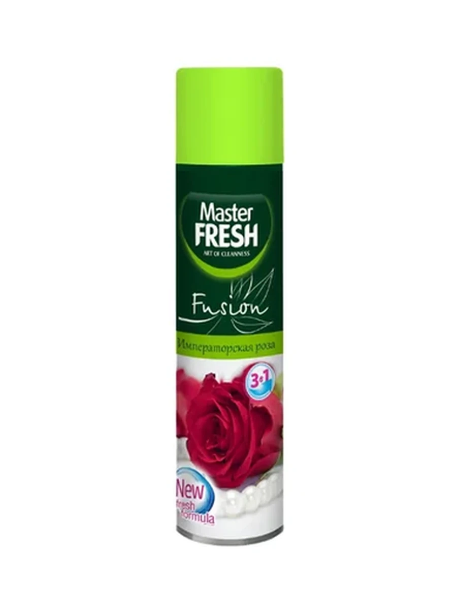 ОСВЕЖИТЕЛЬ ВОЗДУХА MASTER FRESH ИМПЕРАТОРСКАЯ РОЗА 300МЛ